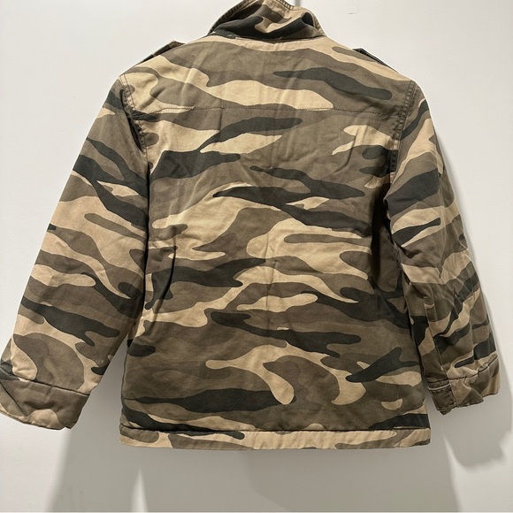 Gap Boys Jacket Green Camouflage S 10 - Picture 9 of 9